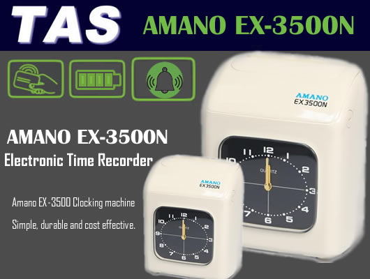 Clocking machine Amano EX 3500N